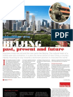 Beijing - past, present and future (cover story, Middle East Traveller magazine)