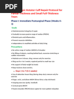 ACDF Post-Op Physical Therapy Protocol | PDF | Anatomical Terms Of ...