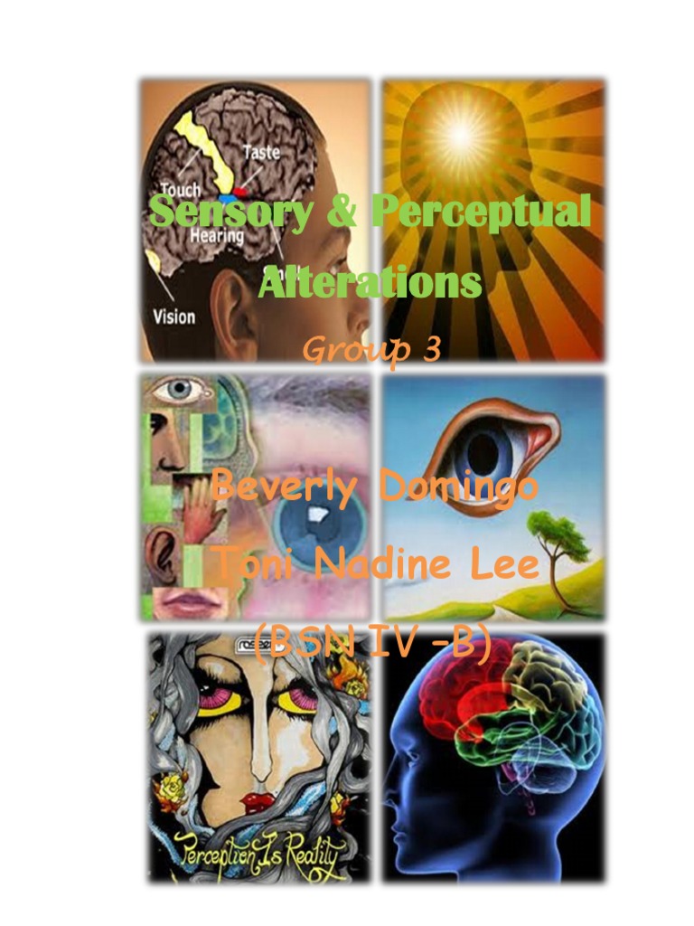 Sensory and Perceptual Alterations Stimulus (Physiology) Perception