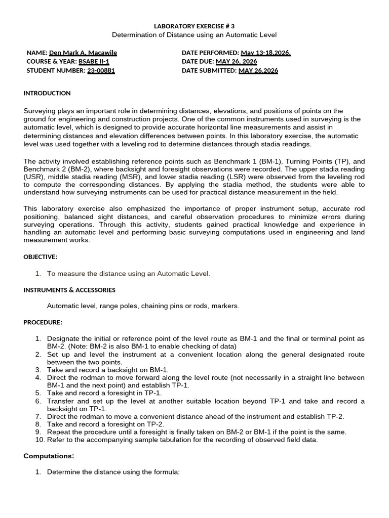 Lab Ex3 Template New | PDF