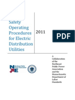 Model Safety Operating Procedures For Electric Distribution Utilities