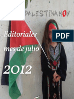 Editoriales Palestina Hoy Julio 2012