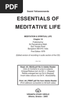 Download Essentials of Meditative Life by Estudante da Vedanta SN104725251 doc pdf
