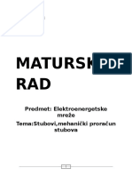 MATURSKI-Mehanički Proračun Stubova