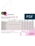 Iq London Hoxton Payment Dates & Amounts 2012-13