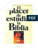 El Placer de Estudiar La Biblia - Miguel Berg