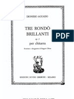 Dionisio Aguado - Tre Rondo Brillanti Op.2
