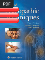 Atlas of Osteopathic Techniques Fourth Edition by Nicholas Do Faao