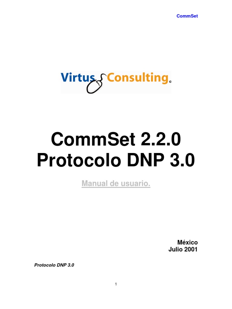 Manual CommSet para DNP 3.0 | PDF | Protocolos de comunicaciones ...