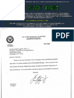 Correspondence between the Department of Defense sent to Senator Joseph Biden in 2005-2008 