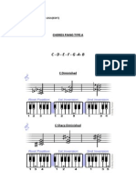 C - D - E - F - G - A-B: Chords Piano Type A