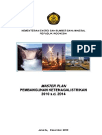 13. Master Plan Pembangunan Ketenagalistrikan 2010 s.d. 2014