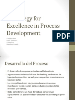 A Strategy For Excellence in Process Development