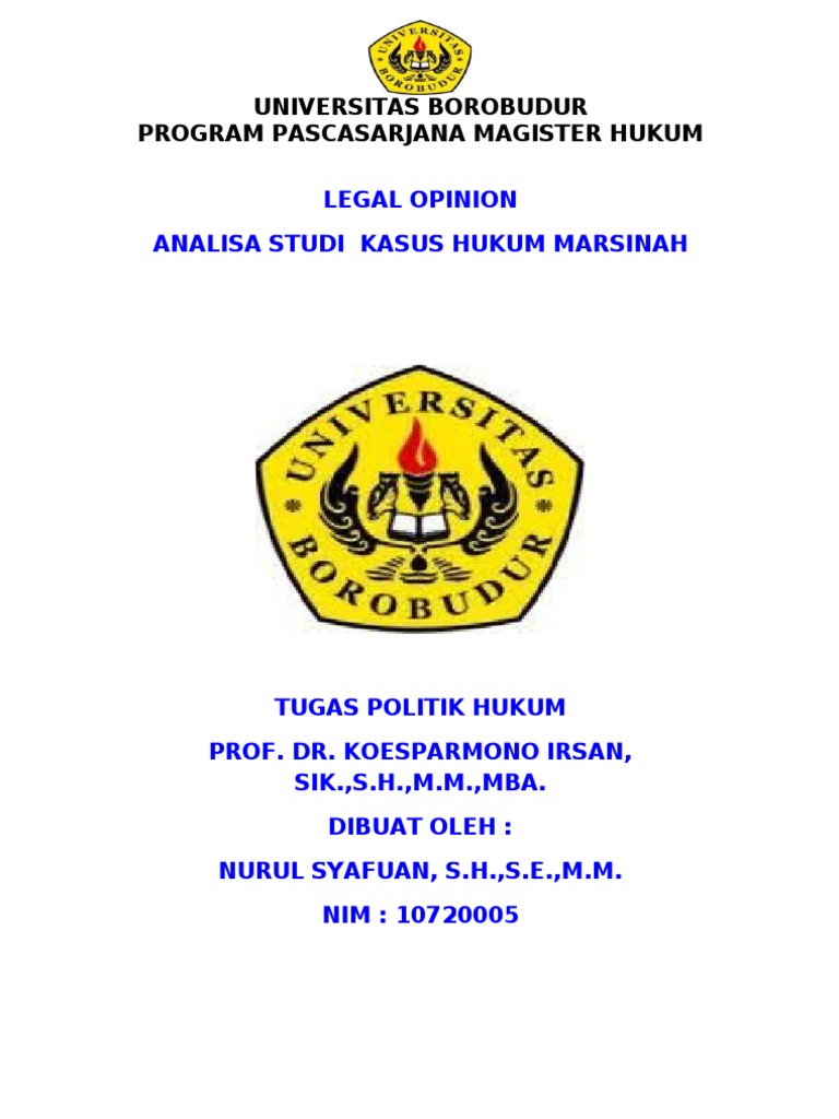 Kasus Marsinah Syafuan Sh Se Mm