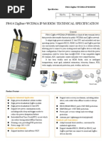 f8414 Zigbee Modem Technical Specification