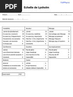 Échelle ACL-RSI : Version Française | PDF | Échecs | Théorie (échecs)