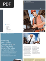 MOTOTRBO Dealer Brochure 4 Pages