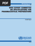 WHO TRS 986: Pharmaceutical Standards | PDF | Specification (Technical ...