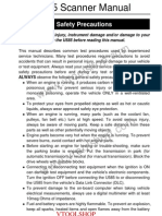 u585 OBD Scanner Manual