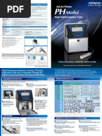 Download Hitachi PH Series Industrial Continuous Inkjet Printers Literature by Hitachi America Ltd Industrial Components and Equipment Division SN104773672 doc pdf