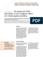 Synthesis with Improved Yield and Study on the Analgesic Effect of 2-Hydroxyphencyclidine