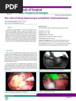 Laparoscopic Cholecystectomy Guide | PDF | Gallbladder | Liver