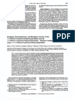 Synthesis, Stereochemistry, and Biological Activity of the 1-(1-Phenyl-2-methylcyclohexyl)piperidines and the 1-(1-Phenyl-4-methylcyclohexyl)piperidines. Absolute Configuration of the Potent trans-(--)-1-(1-Phenyl-2-methylcyclahexyl)piperidine