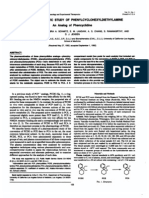 A Pharmacokinetic Study of Phenylcyclohexyldiethylamine