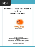 Download Proposal Kue by Galm Chiper SN104777823 doc pdf