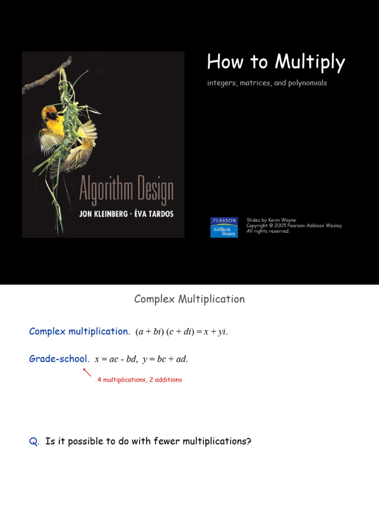 Karatsuba Algoritmasç | PDF | Multiplication | Abstract Algebra