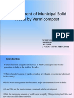 Management of Municipal Solid Waste by Vermicompost