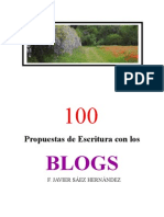 100 Propuestas de Escritura Con Los Blogs Copia para Examen