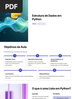 Vetores e Listas em Python: Guia Prático | PDF | Python (linguagem de ...