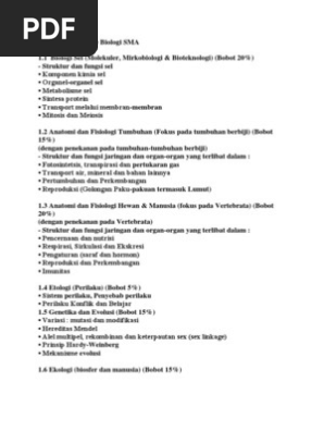 14+ Contoh Soal Olimpiade Biologi Sma - Kumpulan Contoh Soal