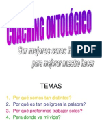 COACHING ONTOLÓGICO