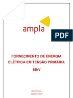 fornecimento de energia elétrica em tensão primária _ 15 kv