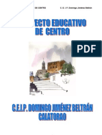 Proyecto Educativo Centro 2010