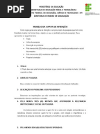 Carta mestrado