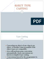 Object Type Casting in JAVA