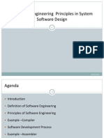 Software Engineering Principles in System Software Design