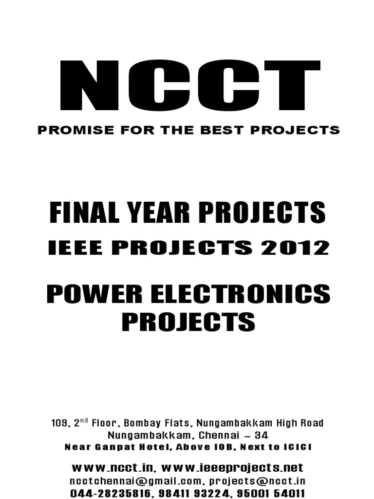 IEEE Power Electronics Projects 2012-13 | PDF | Power Inverter | Power ...
