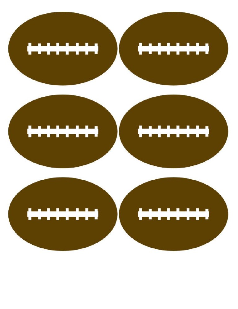 FootballPartyPrintables FOOTBALLS | PDF