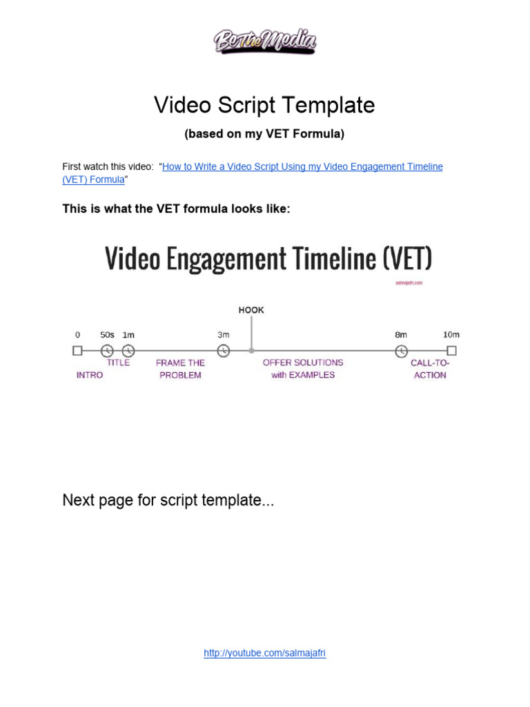 VET Script Template 2020 | PDF