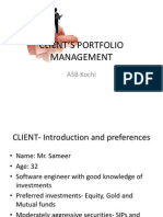 Client'S Portfolio Management: ASB Kochi