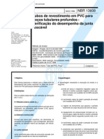 NBR 13608 - Tubos de Revestimento em PVC para Pocos Tubulares Profundos - Verificacao Do Desempen