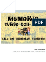 Memoria C.R.a Los Girasoles 2011-2012 Definitiva Con Certificado