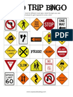 Road Trip Bingo_road Signs