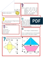 Cálculo de áreas de figuras geométricas