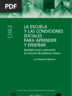 LA ESCUELA Y LAS CONDICIONES SOCIALES PARA APRENDER Y ENSEÑAR