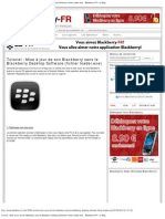 Tutoriel _ Mise à jour de son Blackberry sans le Blackberry Desktop Software